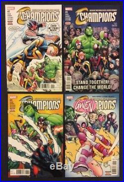 CHAMPIONS #1 27 Comic Books MILES MORALES Gwenpool +Promo Poster MS MARVEL