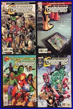 CHAMPIONS #1 27 Comic Books MILES MORALES Gwenpool +Promo Poster MS MARVEL