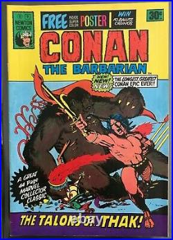 CONAN THE BARBARIAN #2 Australian Newton Comics 1975 (With Poster)
