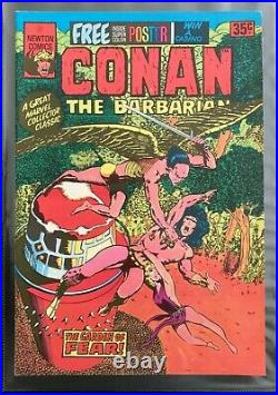 CONAN THE BARBARIAN #7 Australian Newton Comics 1975 (With Poster)