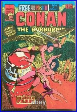 CONAN THE BARBARIAN #7 Australian Newton Comics 1975 (With Poster)
