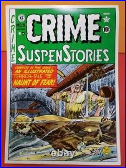 CRIME SUSPENSTORIES 9.0 to 9.8 17 Issues Reprint covers poster prints
