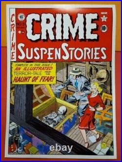 CRIME SUSPENSTORIES 9.0 to 9.8 17 Issues Reprint covers poster prints