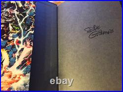 CRISIS ON INFINITE EARTHS with Slipcase Poster Signed Giordano Wolfman 1998