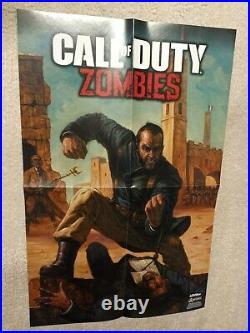 Call of Duty Zombies 2 #1 Red Foil Variant Comic + Poster Nazi Horror Video Game