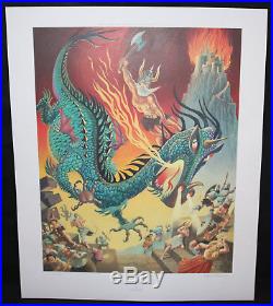 Carl Barks'King Beowulf' Lithograph Print #124 / 300 1980 Signed