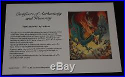 Carl Barks'King Beowulf' Lithograph Print #124 / 300 1980 Signed