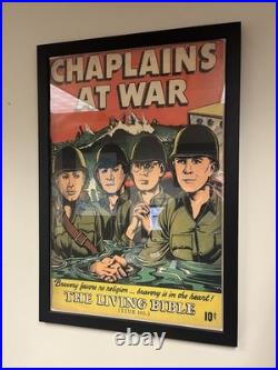 Chaplain's at War Poster from 1945 original comic book