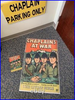 Chaplain's at War Poster from 1945 original comic book