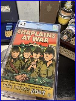 Chaplain's at War Poster from 1945 original comic book