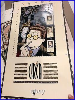 Charles Burns Comic Book Artist The Voyage Of All Time Poster 1989 Excellent