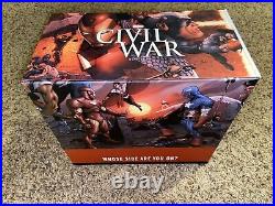 Civil War Box Set Slipcase Hardcover Marvel Brand New Sealed + Cloth Poster HC