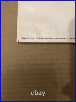 Coca-Cola Bottle Radio Poster 1970s 30x20 Coke Coca-Cola Bottle Radio Poster 1970s 30x20 Coke