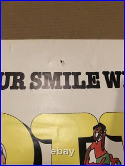 Coca-Cola Bottle Radio Poster 1970s 30x20 Coke Coca-Cola Bottle Radio Poster 1970s 30x20 Coke