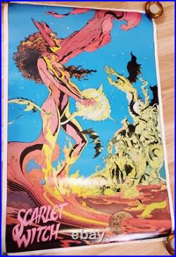 Collectible 1987 Original SCARLET WITCH Marvel Comics Poster