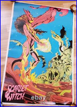 Collectible 1987 Original SCARLET WITCH Marvel Comics Poster