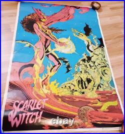 Collectible 1987 Original SCARLET WITCH Marvel Comics Poster