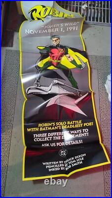 Comic Shop Promotional Packet For Robin II Includes Extra Large Poster