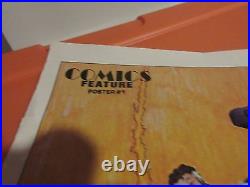 Comics Feature, POSTER #1, 11 X 16 3/4, Vintage, Rare