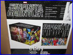 Complete Infinity Gauntlet Hardcover HC Slipcase Collection w Poster Thanos! NEW