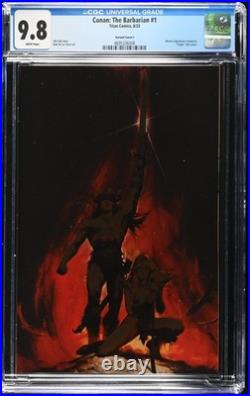 Conan The Barbarian 1 CGC 9.8 Movie Poster Homage Foil Variant