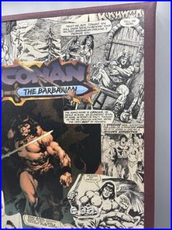 Conan The Barbarian Real Comic Clipping Wall Art Poster Handmade