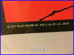 Conan The Barbarians Blacklight Poster 34 X21.5 Platt Poster Company 1971 NM