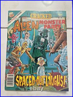 Cracked Alien Monster Party Comic Book #3, Jan 89, Nice Star Wars Poster