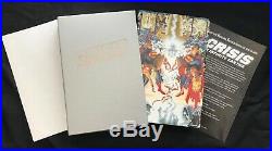 Crisis On Infinite Earths Hc Slipcased Edition With Poster DC Comics Rare