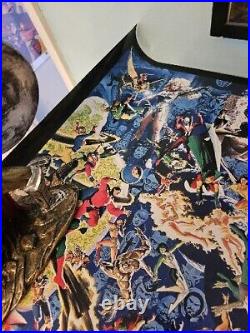 Crisis on Infinite Earths Poster Massive 64in x 29in Alex Ross, George Perez