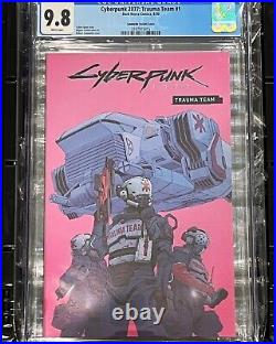 Cyberpunk 2077 Trauma Team #1 CGC 9.8 Sammelin Variant ONLY 300 Printed WithPoster