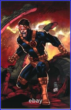 Cyclops X-men Art Print (11x17) Signed By Jim Lee Colors By Israel Silva