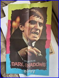 DARK SHADOWS 1 With Poster 5.5 & 2 5.0 1969 GOLD KEY COMICS 1st Barnabas Collins