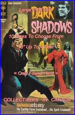 DARK SHADOWS 1971 #10 Barnabas CHAINS = POSTER 10 SIZES Comic Book 18 4 FEET