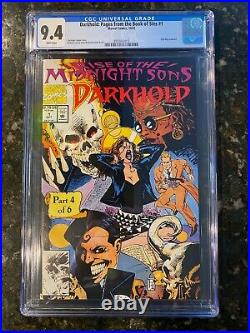 DARKHOLD #1 CGC 9.4 MIDNIGHT SONS MCU SCARCE WithPOSTER