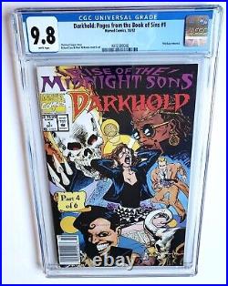 DARKHOLD #1 CGC 9.8 +NEWSSTAND+ MIDNIGHT SONS MCU With OG POSTER $ BAG