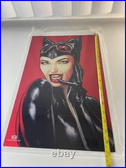 DC CATWOMAN Art Print Metal Poster By MIKE S MILLER Art 11x17 Brand New Open