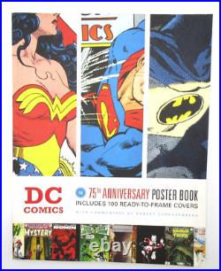 DC Comics 75th Anniversary Poster Cover book 11X14