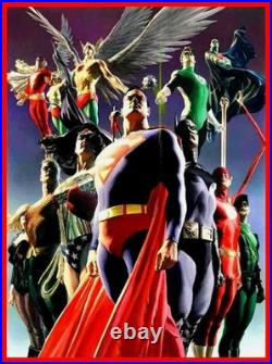 DC Comics ALEX ROSS JLA Secret Origins Poster 22 x 36 NEW RARE! LOT Of 3