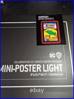 DC Comics Action Comics #1 Mini Poster Light? Brandlite! New! 1st Superman