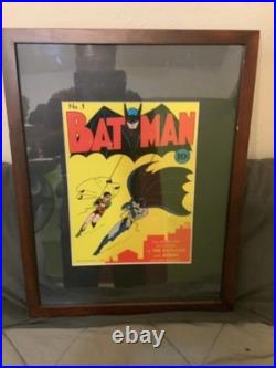 DC Comics Framed Batman Robin No. 1 Comic Book Cover Art Poster (Pottery Barn)