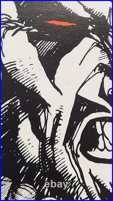 DC Comics Lobo Store Counter Display Poster Sign Promo 1990 Unused Simon Bisley