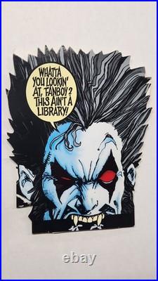 DC Comics Lobo Store Counter Display Poster Sign Promo 1990 Unused Simon Bisley