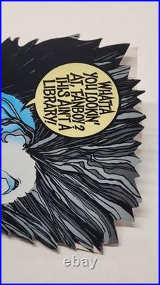 DC Comics Lobo Store Counter Display Poster Sign Promo 1990 Unused Simon Bisley