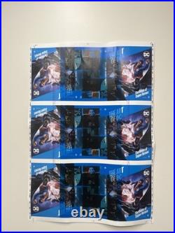 DC Comics Poster Book Jacket Proof Batman Superman Wonder Woman Harley Quinn DC Comics Poster Book Jacket Proof Batman Superman Wonder Woman Harley Quinn