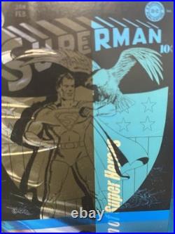 DC Comics Poster Book Jacket Proof Batman Superman Wonder Woman Harley Quinn DC Comics Poster Book Jacket Proof Batman Superman Wonder Woman Harley Quinn