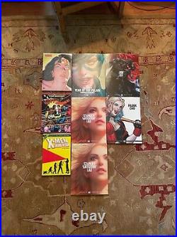 DC Comics Poster Portfolio Collection & Extra Books Wonder Woman, X-men, Superm