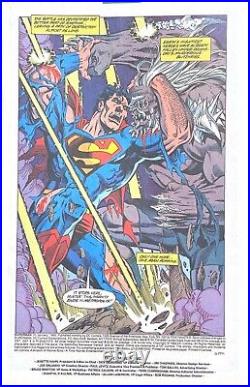 DC Comics SUPERMAN 75 (The Death of Superman with arm band, poster, & more 1993)