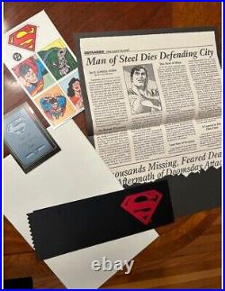 DC Comics SUPERMAN 75 (The Death of Superman with arm band, poster, & more 1993)