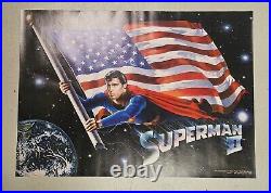 DC Comics Superman 2 The Movie Christopher Reeve Poster 23x16 Promo Lot Of 25